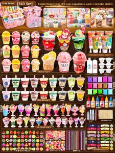 DIY Mini Boba Cup Craft Kit Creative Handmade Toy for Girls