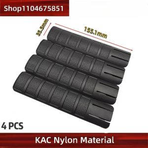 KAC Nylon Non-Slip Rail Cover - Fishbone Wrapping Guard Strip for Soft Bullet Toys Fits 20mm Picatinny Rail  Tactical Gear AR