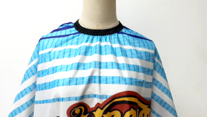 Cloths Hair Salon Non-stick Hair Cloths Hair Blue Striped Hair Cloths Hair Salon Treatment Cape for Professional Styling & Salon Efficiency