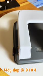 Máy đục lỗ Deli 0102/0103/0104 - Máy dập lỗ 10-20 tờ/lần