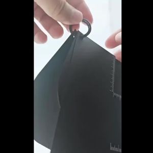 4Pcs Reusable Color Enhancement Barber Card Easy to Clean with Measurement Indicators Beard Line Up Tool Black Hairline Maker