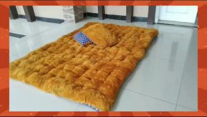 TERLARIS KASUR EMPUK GENDER JUMBO BULU RASFUR UKURAN 140X180 BONUS 2 BANTAL
