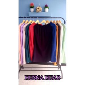 [HUSNA HIJAB] Rok Wolfis Full Karet / Rok Panjang Wolfis / ROK FULL KARET