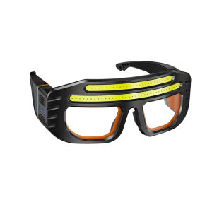 Rechargeable LED Glasses Headlight Multi Function 2 in 1 Glasses Goggle Light Super Powerful Headlamp for Running Camping Work