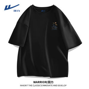 Pure Cotton Mens T-Shirt Short Sleeve Loose Fit Summer Fashion Brand Breathable Sweat Absorbent round Neck Print Geometric Pattern