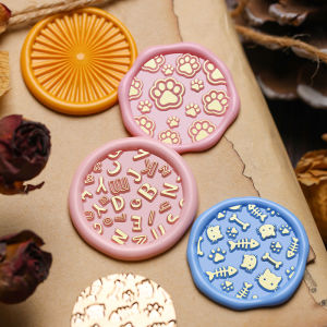 New Texture Series 2 Bee Letter Skull Retro Fire Seal Stamp Head Brass Carved Fire Seal Wax Stamp Envelope Invitation Seal