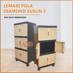LEMARI STAR - Kunci / Lemari Pakaian Jumbo / Lemari Plastik Susun