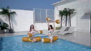 Set Pelampung Mainan Kolam Renang Adu Tongkat Isi Sepasang / Water Battle Floaties