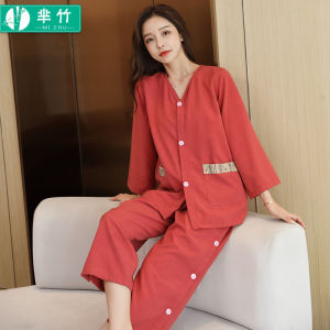 เสื้อคลุมนวดยาวเปิด คาร์ดิเกน กางเกง การฝังเข็มบําบัด ผ้าฝ้าย ผ้าเช็ดตัวผ้า/เสื้อคลุมอาบน้ํา/ซาวน่า ชุดสูท เปิดหลัง ดีไซน์