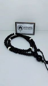 Tasbih Kayu Galih Kelor Hitam Asli Original