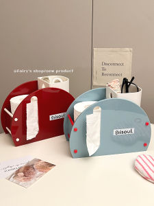 Hộp Đựng Khăn Đa Năng Có Ngăn Để Bàn TV Hộp Đựng Đồ Dùng Gia Đình Hộp Đựng Khăn Giấy Hộp Đựng Khăn Cho Phòng Khách Và Bàn Trà