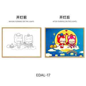 Cute Luminous Night Light Figure Decorations Anime Cartoon Dolls Glowing Collectible Figurines Adorable Lamp Standee Toys