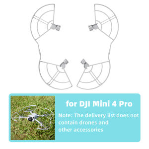 BRDRC Propeller Guard for DJI Mini 4 Pro Drone Quick Release Propellers Protector Props Wings Blades Paddle Cage Cover Accessory