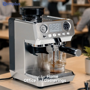 【FREE COFFEE CUP】 Simplus 3-in-1 Espresso Machine  Cold & Hot Extraction  20 Bar Coffee Maker  1500W 37s Preheat  FREE Bubble Wrap KFJH022
