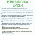 Waxing- sugar wax 100ml -pencabut bulu alami. 