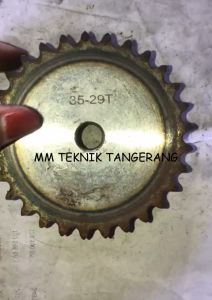 Sprocket RS 35 x 29 T Gear Rantai Single Gir gigi Z 29T RS35 -1 35Z29 35X29T 35-1 tipe B Sproket spr 35-29T 35x1x29T 35-1-29T
