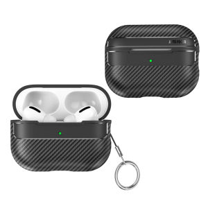 KEYSION Shockproof Case for Apple AirPods Pro 2 1 Carbon Fiber Texture Soft Silicone Bluetooth Earphone Cover for AirPods 3 2 1