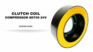 คอล์ยครัช คอมเพลสเซอร์ ซันเด้น 709 24โวลต์ 1สาย CI0008 CLUTCH COIL COMPRESSOR SANDEN 709 24V คอยคลัช คอยล์คลัช