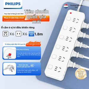 Philips | Ổ Cắm Điện Di Động Có Thể Gắn Tủ Bếp