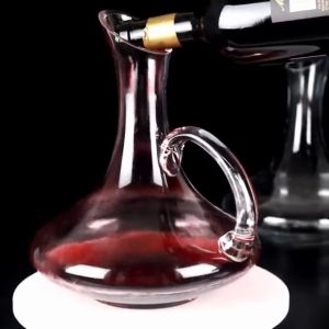 Red wine decanter with glass handle lead-free red wine dispenser red wine kettle