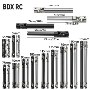 Kim Loại Bên Trong Spline Đa Năng Khớp Trục Lái Cho 1/10 RC Xe Bánh Xích Trục SCX10 Đấu Sĩ TF2 D110 - RC Xe Nâng Cấp Một Phần