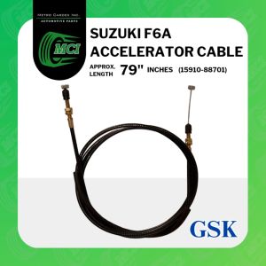 ACCELERATOR CABLE - GSK Suzuki F6A 15910-88701 truck wire 79" inches