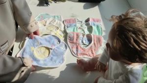 Mumystation Baby Reversible Bib Sleber Air Liur Bayi Motif Lucu Celemek Bayi Slabber Bayi