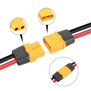 20Pcs Flexible Silicone XT60H Connector Male Female Connectors Terminals Power Plug RC Lipo Battery Airplane Wire Cable Charger Plug Adapter