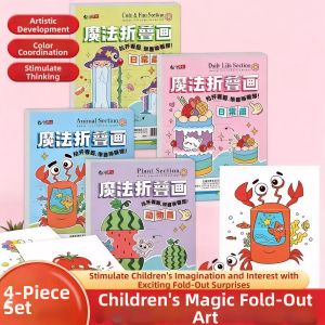 Educational DIY Paper Folding Book Set 4 Sets