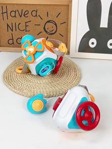 Montessori Sensory Toys Baby Busy Cube Activity Travel Toy Educational Learning Fidget Toys for Fine Motor Skills Children Gift