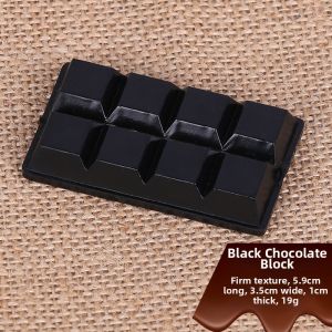HANYIMOWAN | Simulated Chocolate Food Model Square Strawberry Coffee Flavor