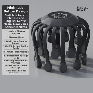 ZHONGLIANG | Automatic Head Massager with Kneading and Acupressure