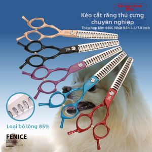 Fenice | Kéo Chăm Sóc Thú Cưng Dạng Mỏng & Hình Xương Cá 6.5 Inch