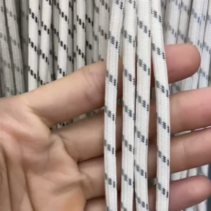 Dây giày thể thao bản tròn họa tiết đơn giản nhiều màu sắc dùng thay thế cho nhiều loại giày