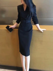 Split Dress Womens Autumn Base Skirt Silm Slim Looking Ol Commuter Workwear Lightly Mature Suit Skirt Plus Size Ladies