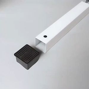 Rubber Footing Square Rectangular Tube Rubber Footing ( Price 1 pcs)(For Stainless Tube Not For G.I Pipe)
