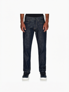 Armani Exchange | Low Rise Straight Cut Relaxed Fit Slightly Elastic Vintage Washed Jeans