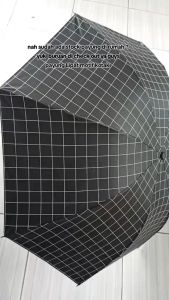 Payung Lipat Motif Kotak Warna Warni - Payung Foldable Praktis Tebal