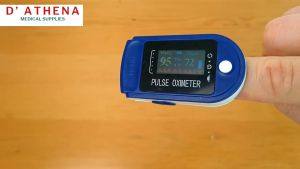 D ATHENA - Digital Fingertip Pulse Oximeter Blood Oxygen Saturation Monitor - SPO2
