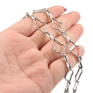 New Stainless Steel Special-shaped Handmade Chain DIY Jewelry Chain Exaggerated Chain