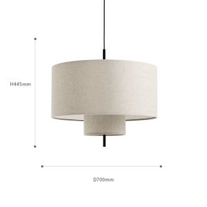 Modern Minimalist Bedroom Dining Room Living Room Designer Chandelier Iron Material Fabric Shade Other Shapes Hanging Light