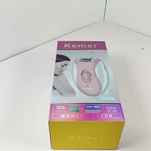 Kemei | Máy Nhổ Lông Điện Kemei KM-189B Dành Cho Nữ Sạc Nhanh Hai Tốc Độ Chống Nước Di Động Máy Cạo Râu Bằng Thép Không Gỉ Dùng Cho Chân Và Vùng Bikini