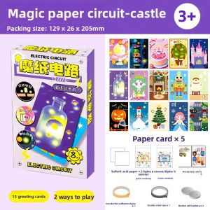 WEIBAI | Educational Circuit Light Card Science Experiment Kit DIY Craft Toy