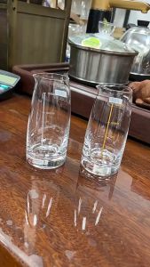 Man Wei / Dispenser Anggur Tanpa pegangan / Set Botol Teko Kecil / 150ml Isi 6pcs