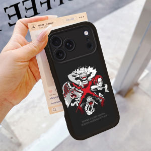 One Piece | Anime ONE P-PieceS Luffy Zoro q phone case For iPhone 11 12 13 14 15 16 17 E Pro Max Plus Mini Lens Protective Black Soft Shell