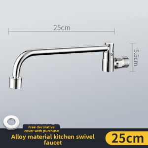 Rotatable Semi-Automatic Hotel Kitchen Faucet