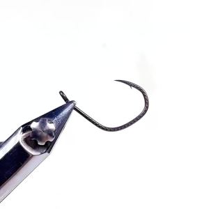 Bimoo 40pcs 1/0 2/0 3/0 High Carbon Steel Wacky Hook For DIY Wacky Rigs Bass Walleye Pike Catfish Trout Carp Lure Fishing Hook