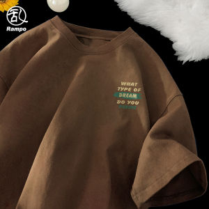 Pure Cotton Short Sleeve T-Shirt Mens Summer Fashion Brand American Style Heavy Duty Two Thread Needle Black Body Shirt