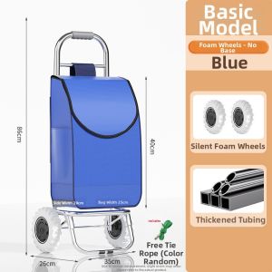 Foldable Elderly Shopping Trolley