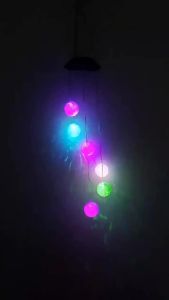Solar Wind Chime Lamp Retro Solar Courtyard Lamp Home Porch Garden Decoration Hanging Lantern Outdoor Decoration